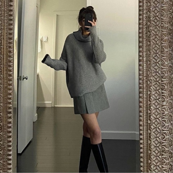 MAJE Matignon Gray Women's Sweater - Picture 3 of 7